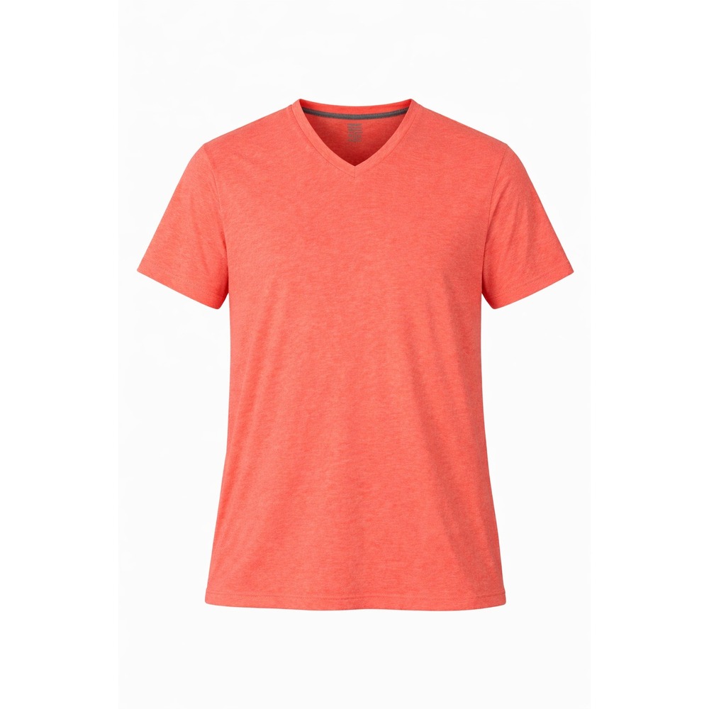 Old Navy Men's Short Sleeve V-Neck Tee in Coral